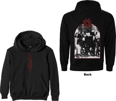 Hoodie Slipknot Hoodie Arched Group Photo Unisex Black 2XL - 3