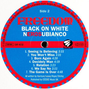 LP ploča Freedom - Black On White (White Coloured) (180 g) (LP) - 5