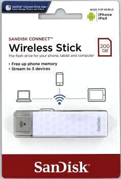 USB Flash Drive SanDisk Connect Wireless Stick USB Flash Drive 256 GB - 5