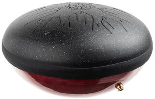 Tongue Drum Shamann 12" 10 Notes with EQ 432Hz Spackle Black Tongue Drum - 3