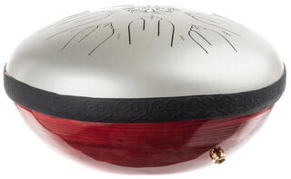 Tongue Drum Shamann 12" 10 Notes with EQ 432Hz Silver Tongue Drum - 3