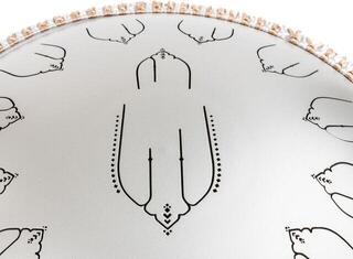 Tongue Drum Shamann 14" 15 Notes with EQ C Major 432Hz Silver Tongue Drum - 5