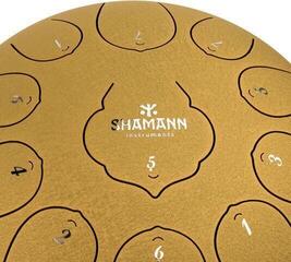 Tongue Drum Shamann 10" 11 Notes F Major Golden Tongue Drum - 2