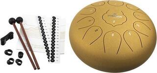 Tongue Drum Shamann 10" 11 Notes F Major Golden Tongue Drum - 6