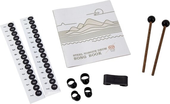 Tongue Drum Shamann 5" 8 Notes C5 Major Spackle Black Tongue Drum - 4