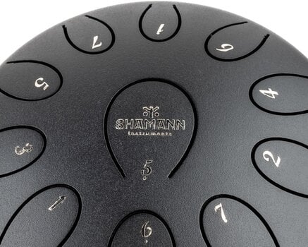 Tongue Drum Shamann 6" 11 Notes D5 Major Matte Black Tongue Drum - 3