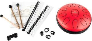 Tongue Drum Shamann 6" 11 Notes D5 Major Dark Red Tongue Drum - 5