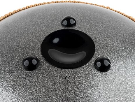 Tongue Drum Shamann 14" 13 Notes C Major Silver Tongue Drum - 4