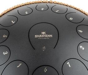 Tongue Drum Shamann 14" 13 Notes C Major Spackle Black Tongue Drum - 2