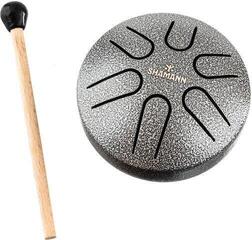 Tongue Drum Shamann Mini 3" 6 Notes A5 Pentatonic Grey Tongue Drum - 2