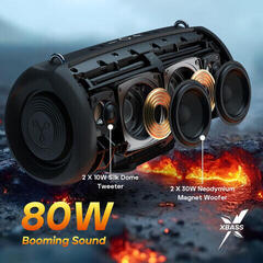 Портативна/Преносима тонколона Tribit StormBox Lava BTS51 Black Портативна/Преносима тонколона - 3