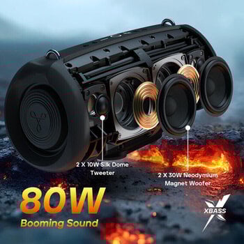 Prijenosni zvučnik Tribit StormBox Lava BTS51 Black Prijenosni zvučnik - 4