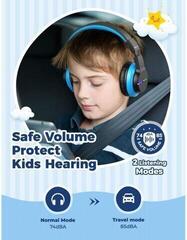 Auriculares para niños iClever BTH12 Black/Blue Auriculares para niños - 3
