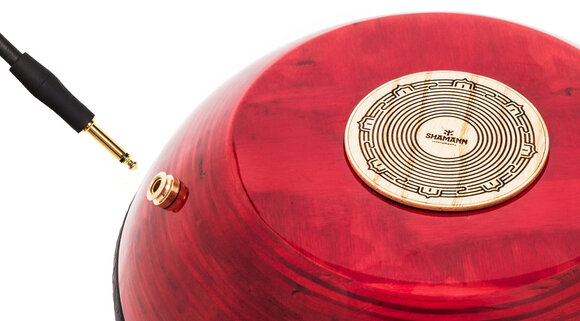 Tongue Drum Shamann 12" 10 Notes with EQ 432Hz Spackle Black Tongue Drum - 2