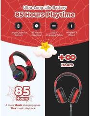 Слушалки за деца iClever BTH12 Black/Red Слушалки за деца - 2