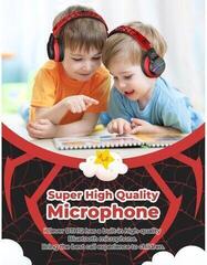 Слушалки за деца iClever BTH12 Black/Red Слушалки за деца - 5