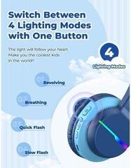 Слушалки за деца iClever BTH12 Blue Слушалки за деца - 2