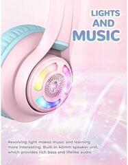 Слушалки за деца iClever Cat Ear BTH13 Pink Слушалки за деца - 1