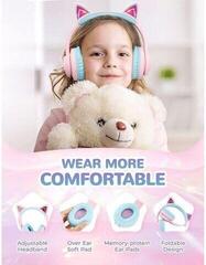 Слушалки за деца iClever Cat Ear BTH13 Pink Слушалки за деца - 4