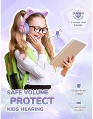 Слушалки за деца iClever Cat Ear BTH13 Purple Слушалки за деца - 4