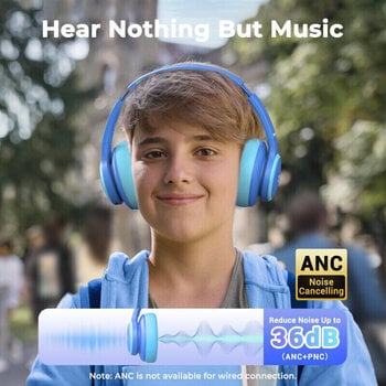 Auscultadores para criança iClever BTH26 Blue Auscultadores para criança - 4