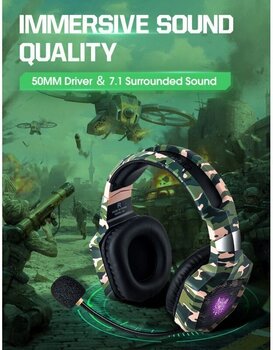 слушалки за компютър Onikuma K8 Camo слушалки за компютър - 6
