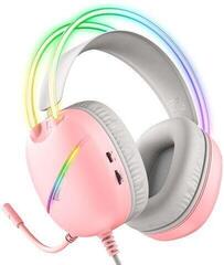 PC headset Onikuma X33 RGB Pink PC headset - 4