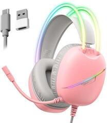 PC headset Onikuma X33 RGB Pink PC headset - 5