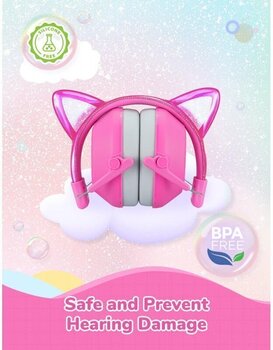 Boules Quies iClever IC-EM01 Cat Ears Pink Boules Quies - 2