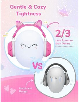 Boules Quies iClever IC-EM01 Cat Ears Pink Boules Quies - 3