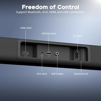 Soundbar
 Tribit S1 BTS61 Soundbar Black - 4