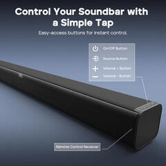 Soundbar
 Tribit S1 BTS61 Soundbar Black - 5