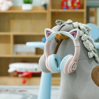 Слушалки за деца iClever Cat Ear BTH13 Pink Слушалки за деца - 9