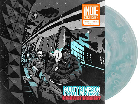 Disc de vinil Guilty Simpson/Small Professor - Highway Robbery (RSD Edition) (Reissue) (Ghostly Teal Coloured) (LP) - 2