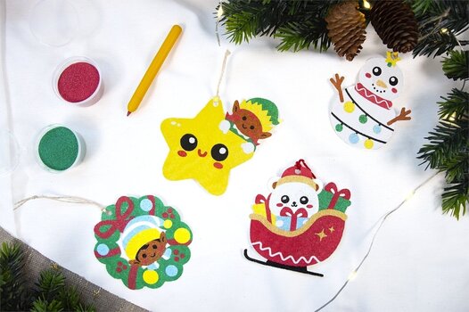 Slikanje peskom Jovi Play & Fun Christmas Ornaments Slikanje peskom - 7