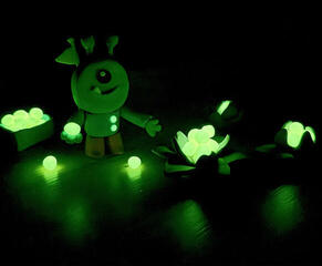 Dečija glina Jovi 70/18G Dečija glina Glow In The Dark - 2