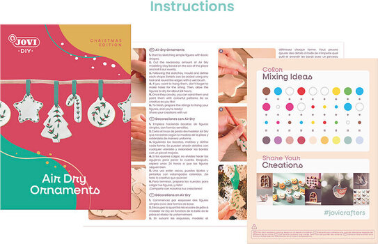 Samosušeća glina Jovi DIY Craft Kit Christmas Decorations Samosušeća glina - 6
