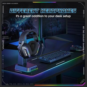 PC slušalke Onikuma GT808 RGB Črna PC slušalke - 11