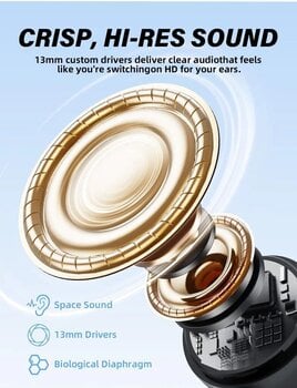 Trådløse i øret-hodetelefoner Onikuma T27 TWS 2.4G Wireless ENC Black - 10