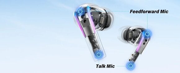 Trådløse i øret-hodetelefoner Onikuma T27 TWS 2.4G Wireless ENC Black - 14