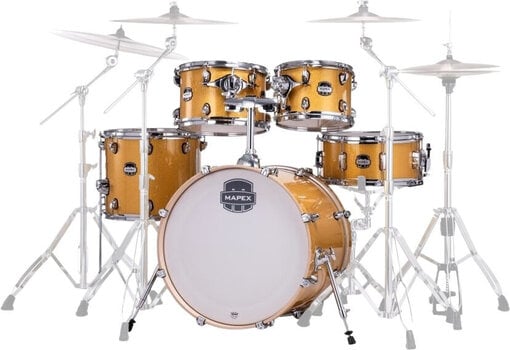 Akoestisch drumstel Mapex MA504SFYD Mars Maple Sunflower Sparkle Akoestisch drumstel - 2