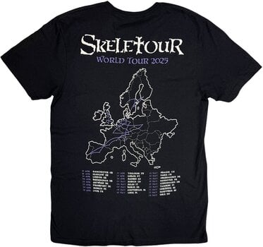 T-Shirt Ghost T-Shirt Skeleta Album Cover '25 Tour Dates Unisex Black 2XL - 2