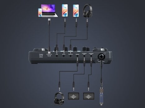 Mezclador de podcasts LUUCCO MI-2 Mezclador de podcasts - 6