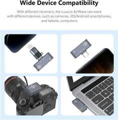 Микрофон за смартфон LUUCCO AirWave Pro K2 Combo Set Микрофон за смартфон - 4