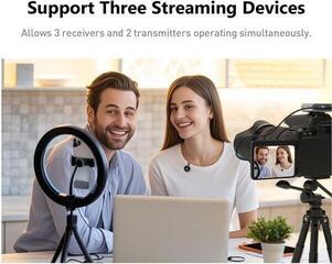 Микрофон за смартфон LUUCCO AirWave Pro K2 Combo Set Микрофон за смартфон - 5