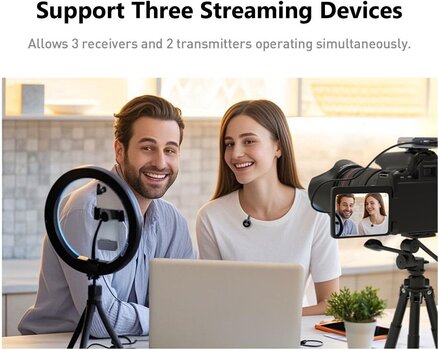 Mikrofon za Smartphone LUUCCO AirWave Pro K2 Combo Set Mikrofon za Smartphone - 6