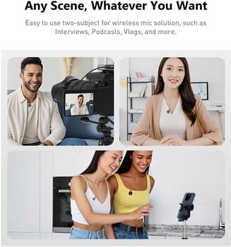 Mikrofon za Smartphone LUUCCO AirWave Pro K2 Combo Set Mikrofon za Smartphone - 7