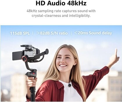 Mikrofon za Smartphone LUUCCO AirWave Pro K2 Combo Set Mikrofon za Smartphone - 9