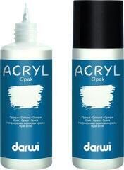Akryylimaali Darwi Opak Akryylimaali White 80 ml 1 kpl - 1