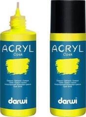 Akryylimaali Darwi Opak Akryylimaali Lemon 80 ml 1 kpl - 1